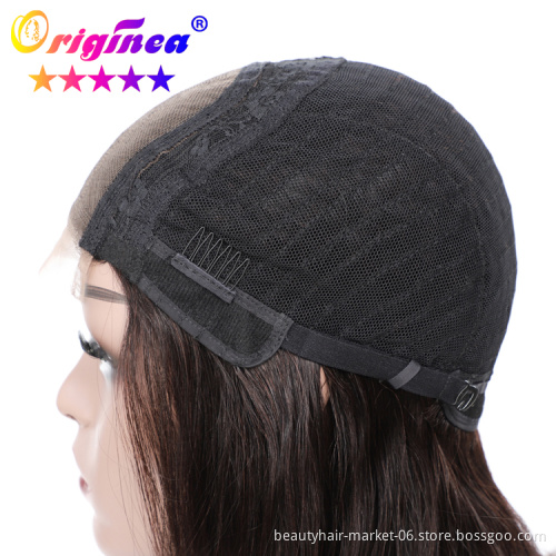 Wholesale raw unprocessed cambodian virgin hair bob wave lace wig